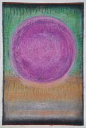 9 Avril 2014 Violet pastel (52x36cm)